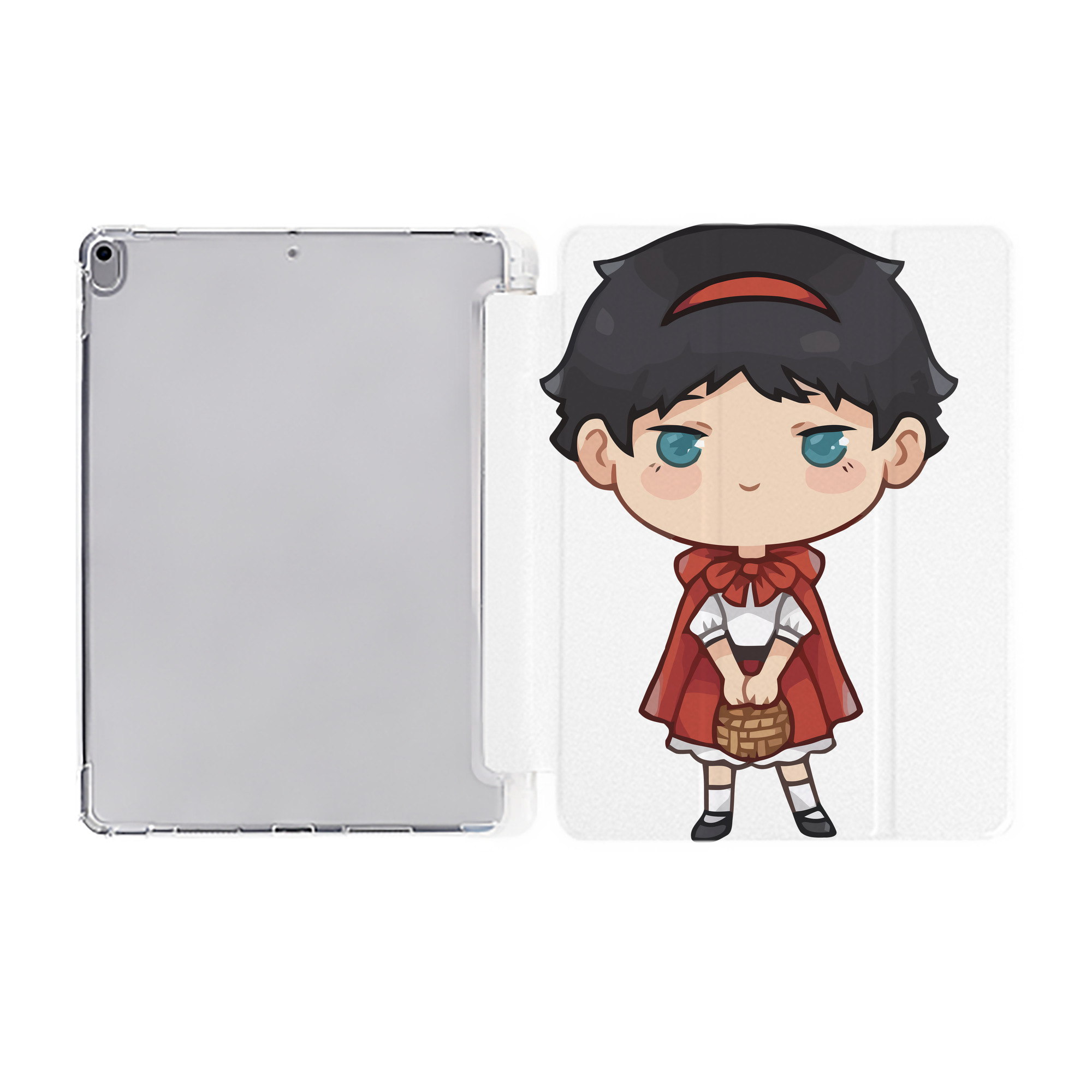 （画像用） ハイキュー!! Haikyu!! IPad ケース ペン収納付き 三つ折りスタンド PUレザー×シリコン 対応機種9.5/10.5/10.9インチ